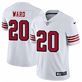 Nike Men & Women & Youth 49ers 20 Jimmie Ward White Color Rush Vapor Untouchable Limited Jersey,baseball caps,new era cap wholesale,wholesale hats